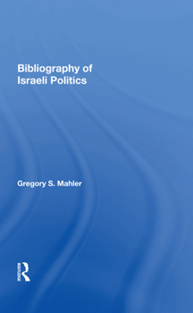 Hardcover Bibliography of Israeli Politics Book