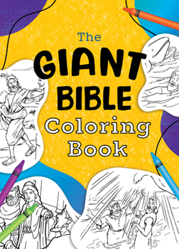 Paperback The Giant Bible Coloring Book