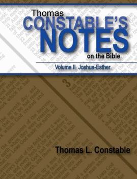 Paperback Thomas Constable's Notes on the Bible: Volume II Joshua-Esther Book