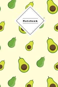 Paperback Composition Notebook: Journal Notepad for under $8 - 120 Sheets Dot Graph Paper - Perfect for School, Work, Students, Teacher - Cute Avocado Book