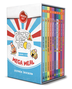 Hardcover Pizza and Taco Mega Meal Boxed Set (Books 1-10): (A Graphic Novel Boxed Set) Book