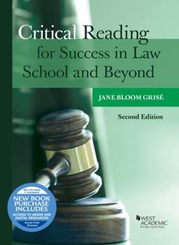 Paperback Critical Reading for Success in Law School and Beyond (with video) (Academic and Career Success Series) Book