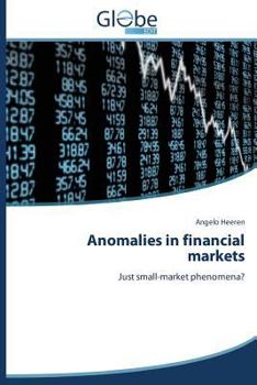Paperback Anomalies in financial markets Book