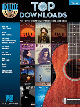 Paperback Top Downloads: Ukulele Play-Along Volume 32 [With CD (Audio)] Book