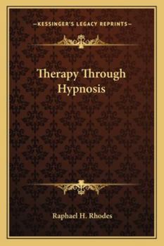 Paperback Therapy Through Hypnosis Book