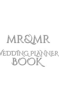 Hardcover Mr and Mr Wedding Planner Journal Book: Mr & Mr Wedding Guest Book