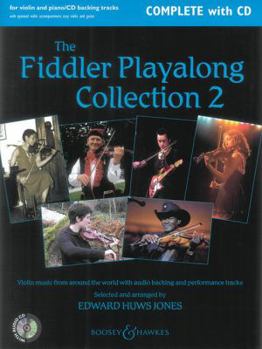 Paperback The Fiddler Playalong Collection, Volume 2: Violin Music from Around the World Violin and Piano [With CD] Book