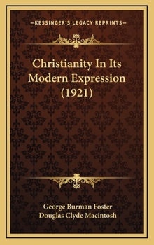 Christianity in Its Modern Expression