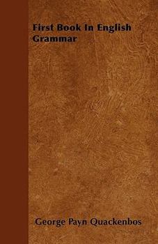 Paperback First Book In English Grammar Book