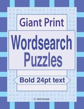Paperback Giant Print Wordsearch Puzzles [Large Print] Book