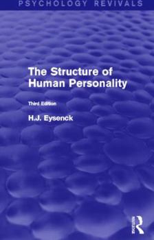 Paperback The Structure of Human Personality Book