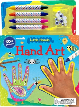 Paperback Little Hands: Hand Art Book