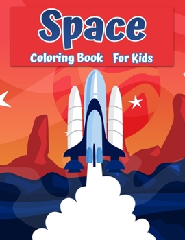 Paperback Space Coloring Book for Kids: Fantastic Outer Space Coloring with Planets, Astronauts, Space Ships, Rockets [Greek] Book