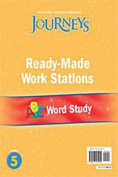 Spiral-bound Journeys: Ready-Made Word Study Flip Chart Grade 5 Book