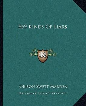 Paperback 869 Kinds Of Liars Book