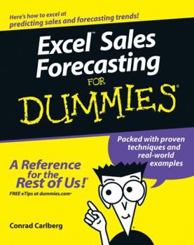Paperback Excel Sales Forecasting for Dummies Book