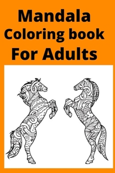 Paperback Mandala Coloring book For Adults [Large Print] Book