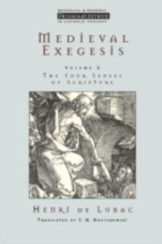 Paperback Medieval Exegesis Vol 2: The Four Senses of Scripture Book