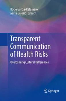 Paperback Transparent Communication of Health Risks: Overcoming Cultural Differences Book