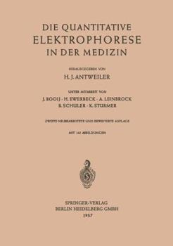 Paperback Die Quantitative Elektrophorese in Der Medizin [German] Book
