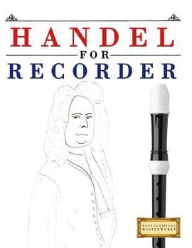Paperback Handel for Recorder: 10 Easy Themes for Recorder Beginner Book