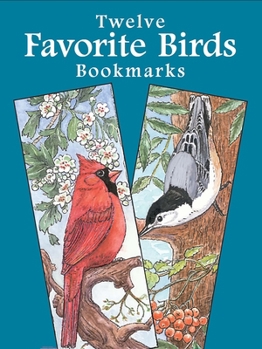 Paperback Twelve Favorite Birds Bookmarks Book