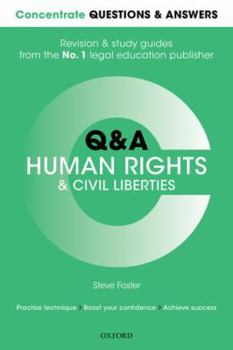 Paperback Concentrate Questions and Answers Human Rights and Civil Liberties: Law Q&A Revision and Study Guide Book