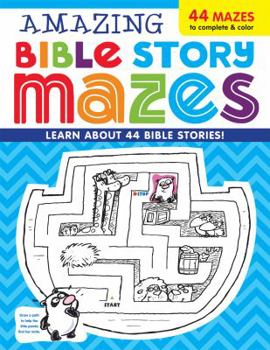 Paperback Amazing Bible Story Mazes Book