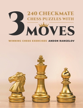 Paperback 240 Checkmate Chess Puzzles With Three Moves Book