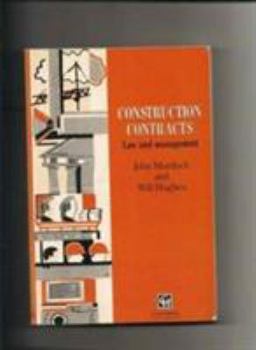 Paperback Construction Contracts: Law PB Book