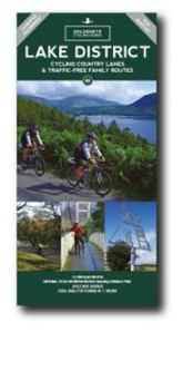 Map Lake District Cycling Book