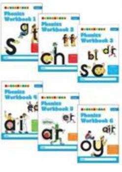 Paperback Phonics Workbooks (1-6) Book