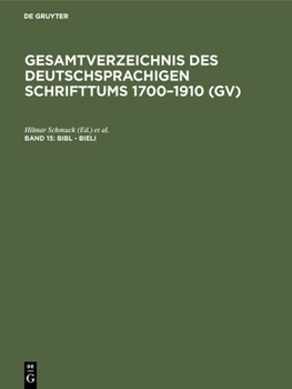Hardcover Bibl - Bieli [German] Book