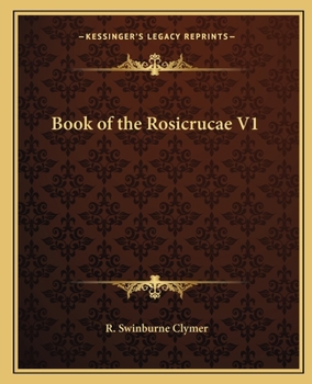 Paperback Book of the Rosicrucae V1 Book