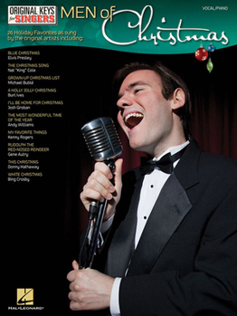 Paperback Men of Christmas - Original Keys for Singers Book