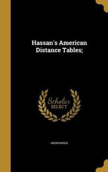Hardcover Hassan's American Distance Tables; Book