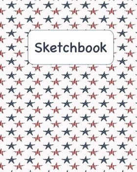 Paperback Sketchbook: Americana Stars Sketchbook for Adults and Kids of All Ages Book