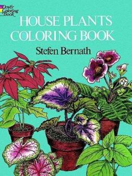 Paperback House Plants Coloring Book