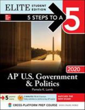 Paperback 5 Steps to a 5: AP U.S. Government & Politics 2020 Elite Student Edition Book