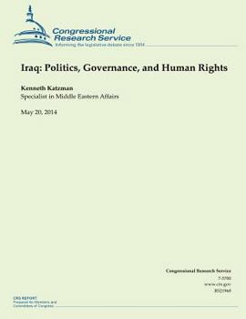 Paperback Iraq: Politics, Governance, and Human Rights Book