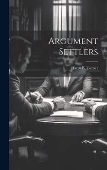 Hardcover Argument Settlers Book