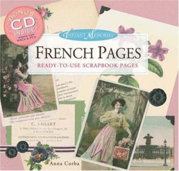 Paperback French Pages: Ready-To-Use Scrapbook Pages [With CDROM] Book