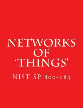 Paperback NIST SP 800-183 Networks of 'Things': 800-183 Book