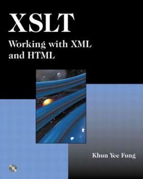 Paperback XSLT: Working with XML and HTML [With CDROM] Book