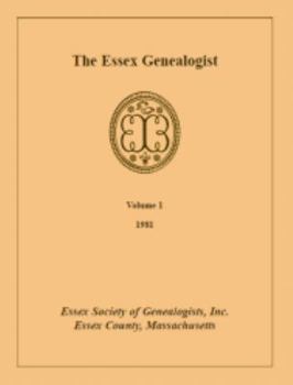 Paperback The Essex Genealogist, Volume 1, 1981 Book