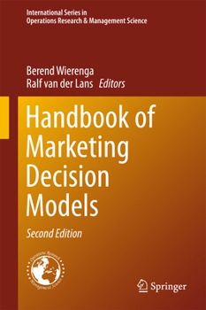 Hardcover Handbook of Marketing Decision Models Book