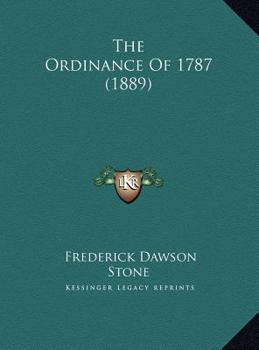 The Ordinance of 1787