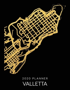 Paperback 2020 Planner Valletta: Weekly - Dated With To Do Notes And Inspirational Quotes - Valletta - Malta Book