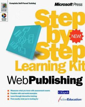 Paperback Web Publishing Step by Step Learning Kit Book