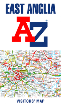 Paperback East Anglia A-Z Visitors' Map Book